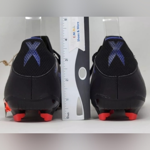 Adidas X SpeedFlow.3 FG Low Mens Soccer Cleats Black Blue FY3296 Size 5 New